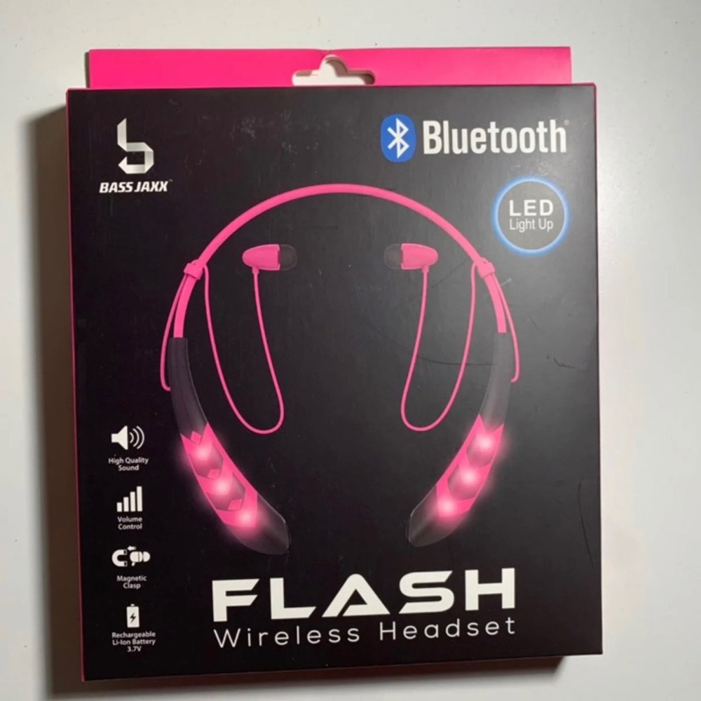 Bluetooth LED light up wireless headset